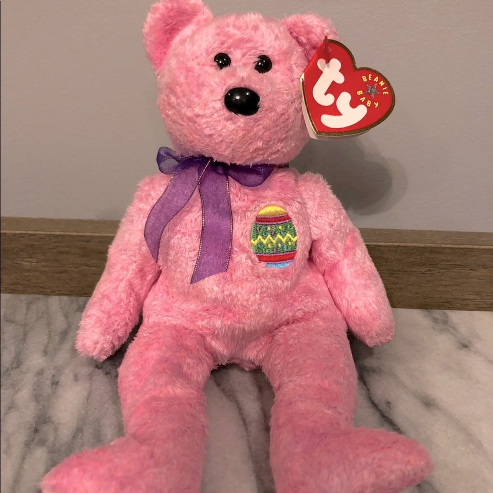 Ty Beanie Babies - Eggs the Easter Bear *Like New*